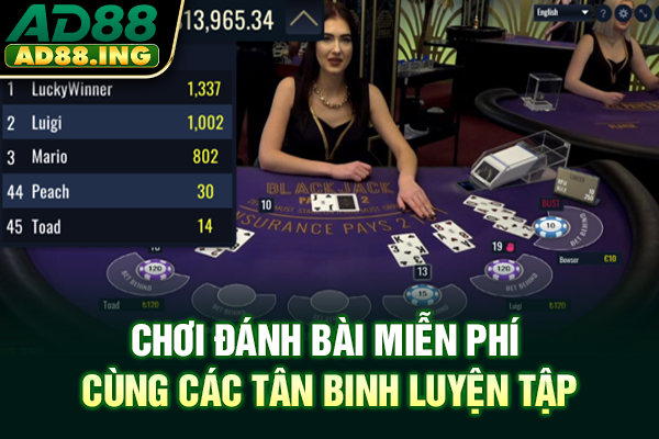Chơi Đánh Bài Miễn Phí | Cùng Các Tân Binh Luyện Tập